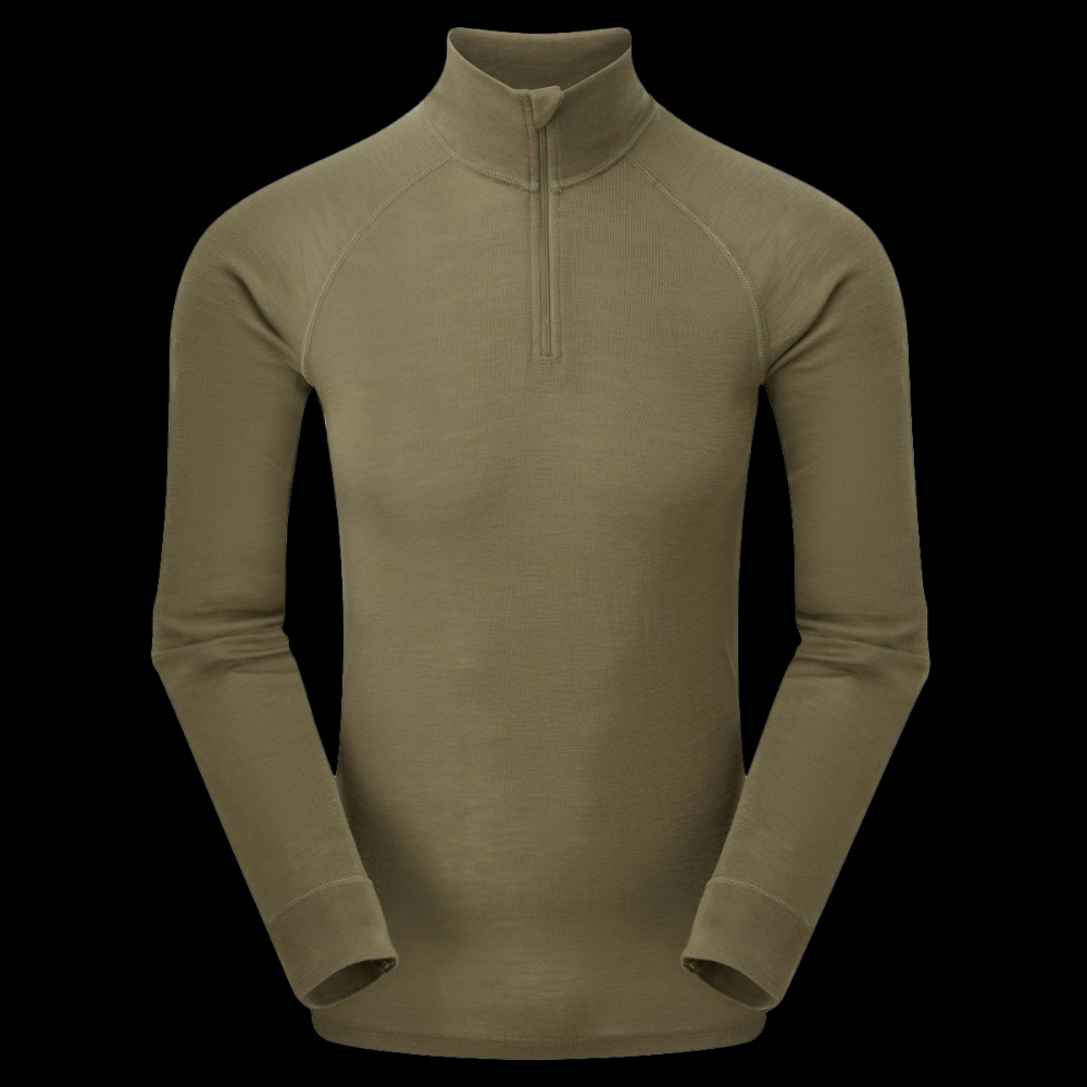 Merino Zip Neck Top