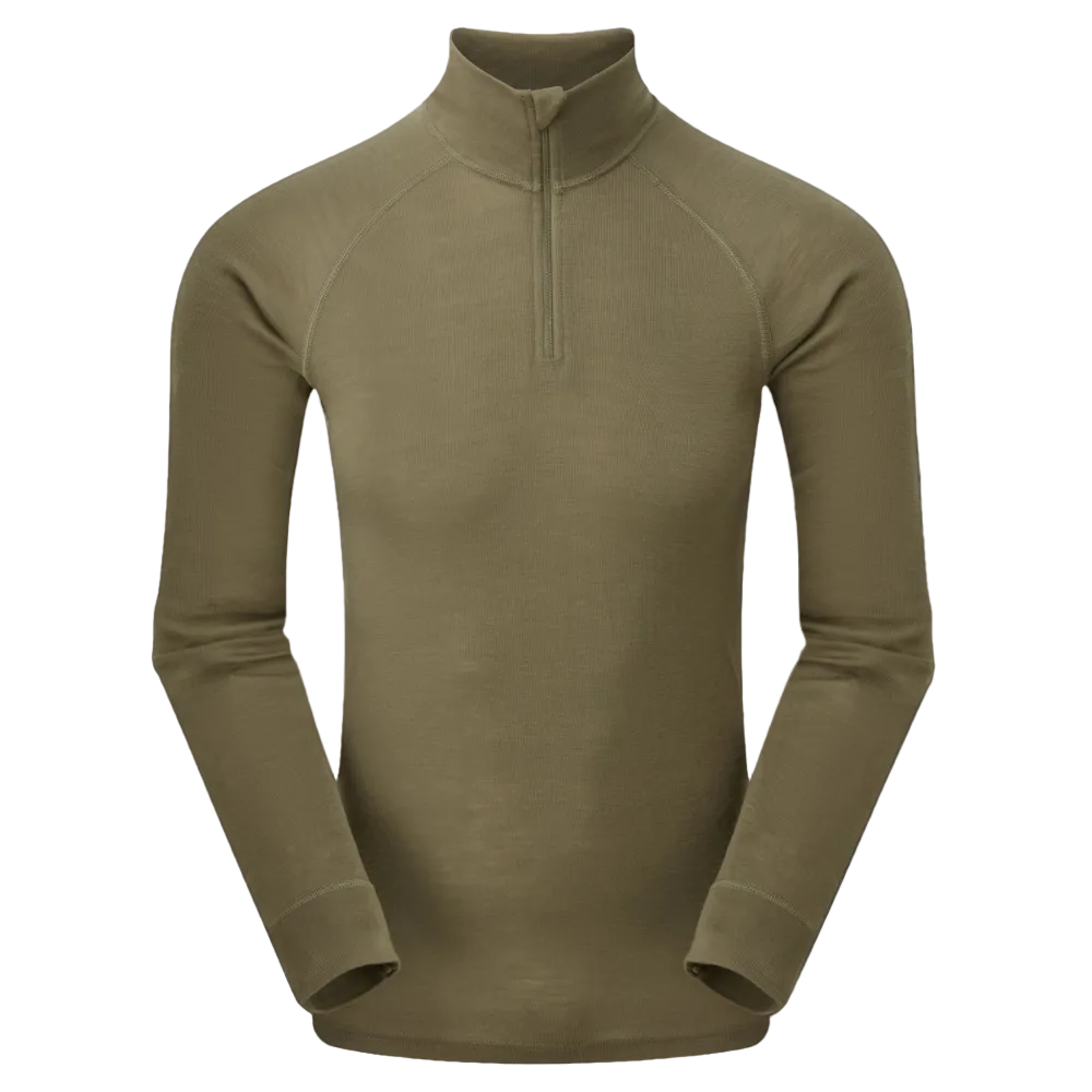 Merino Zip Neck Top