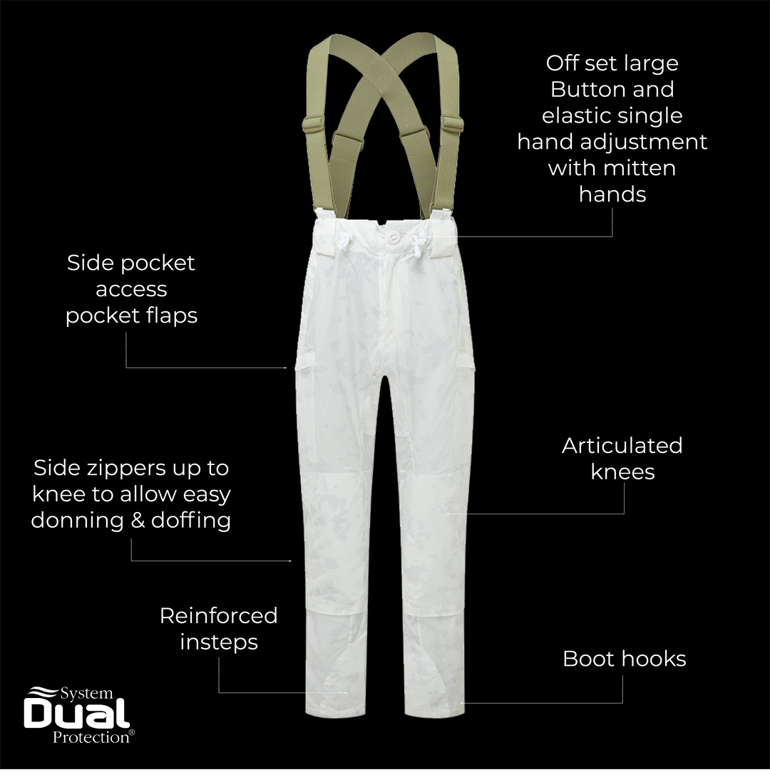 Tech White Trousers