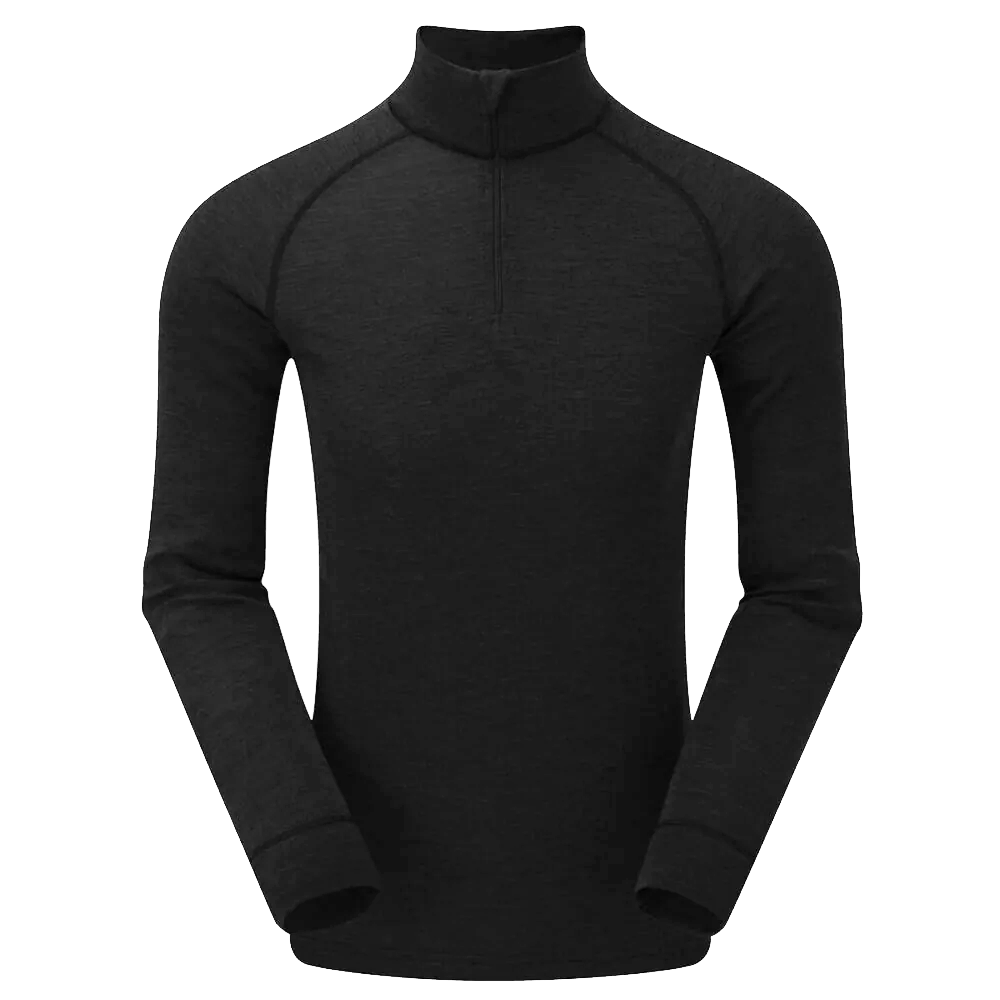 Merino Zip Neck Top